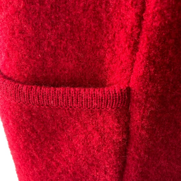 Talbots SIMPLY GORGEOUS 100% Wool, Red Petite Winter Jacket ❤️ Size Small - Picture 11 of 11